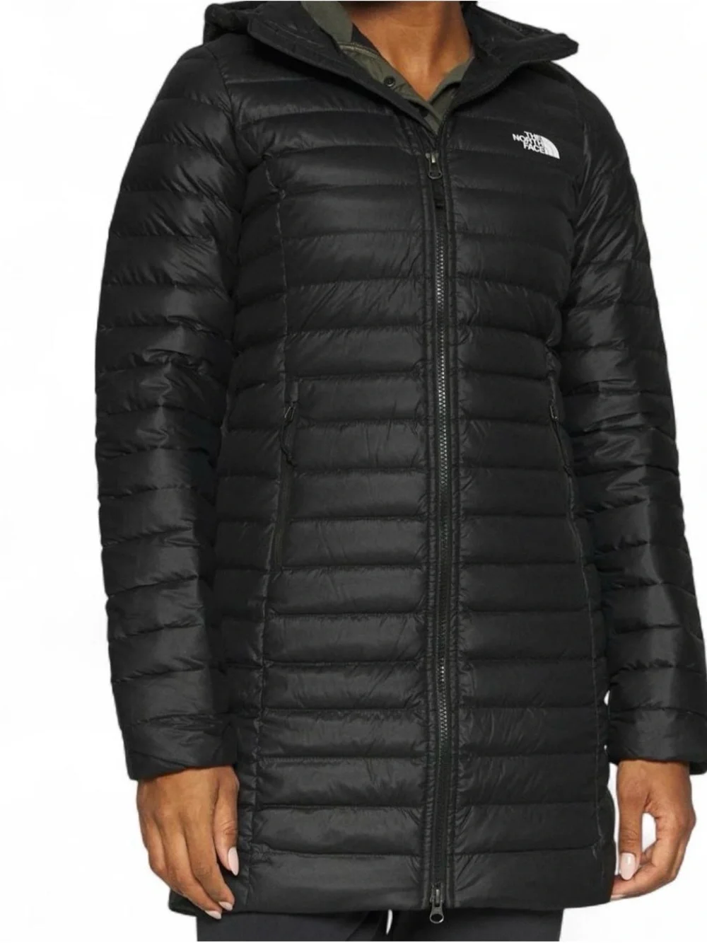 The North Face Women's Dark Brown Quilted Puffer Coat